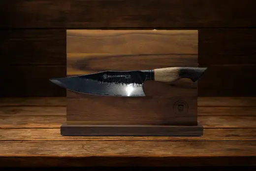 Bearded BBQ x XINZUO Damascus steel chef knife