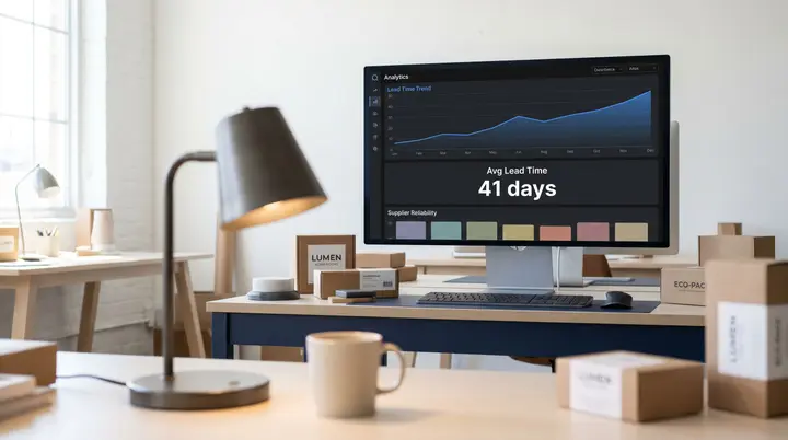 Supply chain analytics and reporting dashboard
